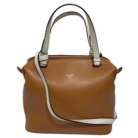 Céline Celine Small Soft Cube Bolsa de Ombro 2way Marrom