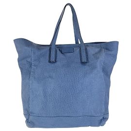 Gucci Leather Tote Bag Blue