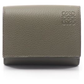 Portefeuille trifold Loewe Vert