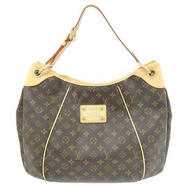 Louis Vuitton Galliera Monogram Shoulder Bag Brown