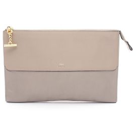 Chloé Clutch de couro Chloe Marrom Bege