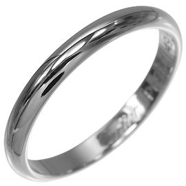 Cartier 1895 Ehering Pt950 Platin Größe 49 Silber Metallisch