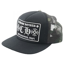 Boné de algodão CHROME HEARTS Preto