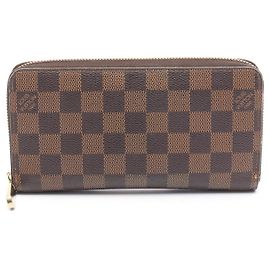 Portafoglio Zippy Louis Vuitton Damier Long Marrone