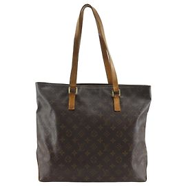 Bolsa Tote Louis Vuitton Cabas Mezzo Monogram Marrom