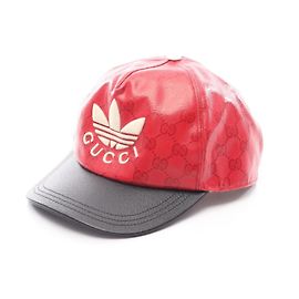 Gorra de béisbol de algodón Gucci adidas GG Trefoil Roja