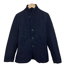 Autre Marque FWK by Engineered Garments Elbow Patch Work Jacket Blue Navy blue