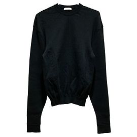 Céline Celine Wollstrickpullover Schwarz