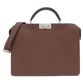Fendi Peekaboo I See You Medium Handbag Brown