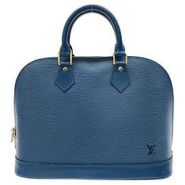 Bolsa Louis Vuitton Epi Alma PM Azul