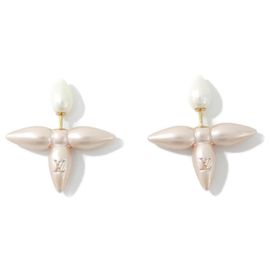 Louisette Bouclédreilles Ohrringe Louis Vuitton Braun Golden