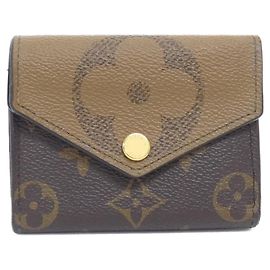 Carteira Louis Vuitton Monogram Giant Zoe Marrom