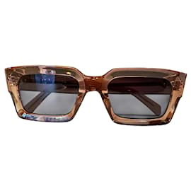 Céline Celine 3 Dots Rectangular Sunglasses CL40280U Brown