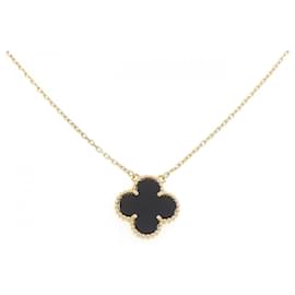 Van Cleef & Arpels Vintage Alhambra Necklace Golden