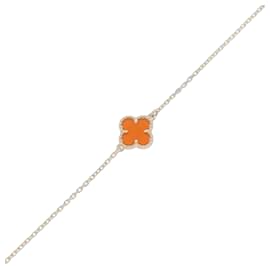 Van Cleef & Arpels Sweet Alhambra Charm Bracelet Golden