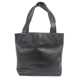 Bolsa Chanel 14215 em couro de bezerro preto Preto