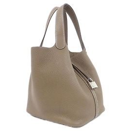 Hermès Hermes Picotin Lock MM Handtasche Beige Taupe
