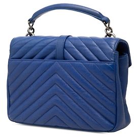 Saint Laurent Blue Leather Handbag Blue