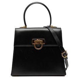 Borsa a mano e borsa a tracolla Salvatore Ferragamo Gancini Nero