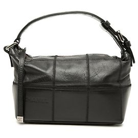 Chanel Chocolate Bar Handbag in Black Caviar Leather Black