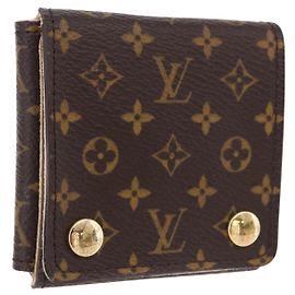 LOUIS VUITTON Monogram Jewelry Case Jewelry Box LV Auth fm5419A Monogram
