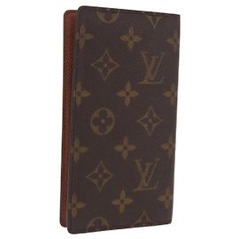 LOUIS VUITTON Monogram Agenda Poche Note Cover R20503 LV Auth 186628A Monogram