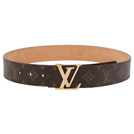 LOUIS VUITTON Monogram Ceinture LV Initials Gürtel LV Auth SW2646M Monogramm