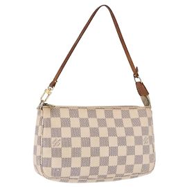 LOUIS VUITTON Damier Azur Pochette Accessoires Pouch N51986 LV Auth 192016 Autre