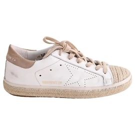 Baskets Golden Goose en cuir blanc Blanc