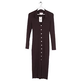 Vestido marrón Rouje Castaño