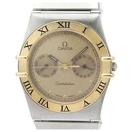 OMEGA Constellation Relógio de Pulso em Ouro 18K e Aço Quartz Outro