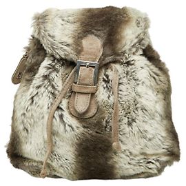 Fendi Zucca Backpack in Gray Brown