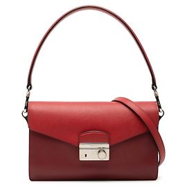 Prada Saffiano Leather Handbag Red