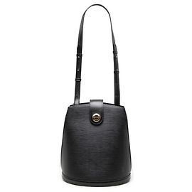 Bolsa de Ombro Louis Vuitton Epi Cluny Preto