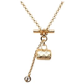 Collier LV Speedy Louis Vuitton Doré