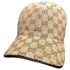 Boné Gucci GG Monogram Marrom Outro