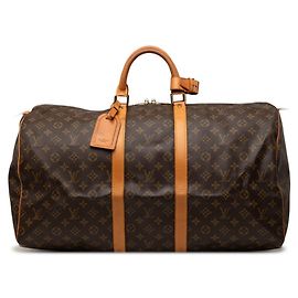 Bolsa Boston Louis Vuitton Monogram Keepall 55 Marrom