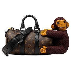 Bolsa Louis Vuitton Monogram Keepall XS Marrom