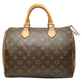 Bolsa Louis Vuitton Monogram Speedy 30 Marrom