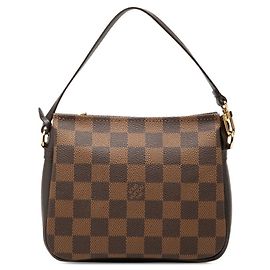 Louis Vuitton Damier Trouse Makeup Accessory Pouch Brown