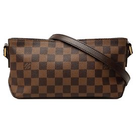 Borsa a tracolla Louis Vuitton Damier Trotteur Marrone