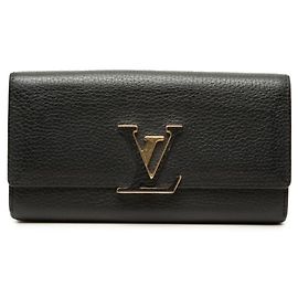 Cartera Long Capucines Louis Vuitton Negro