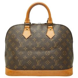 Sac à main Louis Vuitton Monogram Alma PM Marron