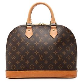 Borsa Louis Vuitton Monogram Alma PM Marrone