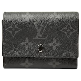 Louis Vuitton Monogram Eclipse Victor Wallet Brown Black