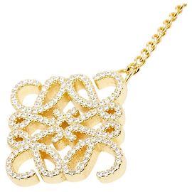 Collier Anagram Loewe en Or Doré