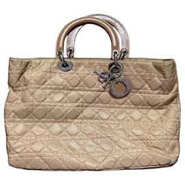 Christian Dior Sac Cabas Large Lady Dior Beige