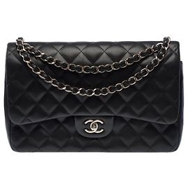 Bolsa CHANEL Timeless/Classique em Couro Preto - 103739 Preto
