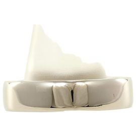 Autre Marque PT900 Platinum Band Ring with Zirconia Other