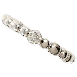 Autre Marque PT900 Platinum Band Ring with Diamond Other
